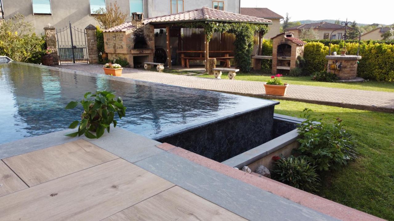 Casa Dani Con Piscina Privata Leilighet Monticiano Eksteriør bilde